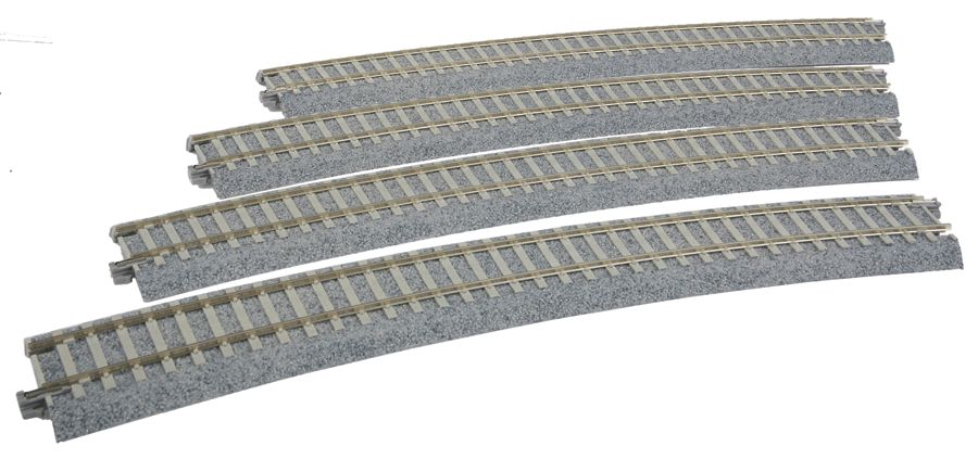 KAT2241, Kato USA - Superelevated Curve Track w/Concrete Ties - Unitrack - HO scale