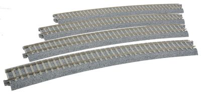 KAT2241, Kato USA - Superelevated Curve Track w/Concrete Ties - Unitrack - HO scale