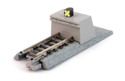 KAT20063, Kato USA - Concrete Illuminated Bumper Track - Unitrack - N scale