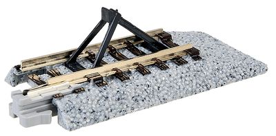 KAT20048, Kato USA - Straight Roadbed Bumper Track Section - Unitrack - N scale