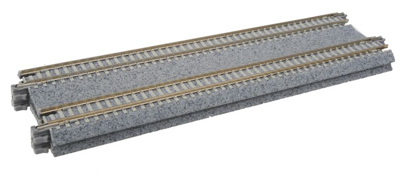 KAT20012, Kato USA - Concrete Tie Double Track Straight - N scale