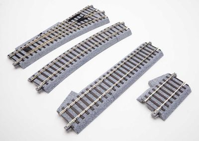 KAT2853, Kato USA - #4 Manual Turnout - Unitrack - HO scale