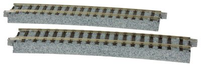 KAT2290, Kato USA - Curved Track - 2 Pieces - HO scale