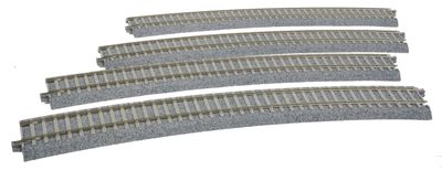 KAT2251, Kato USA - Superelevated Curve Track w/Concrete Ties - Unitrack - HO scale