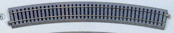KAT2250, Kato USA - Unitrack - Curved Sections; 22.5 Degree Radius pkg(4) - HO scale