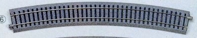 KAT2250, Kato USA - Unitrack - Curved Sections; 22.5 Degree Radius pkg(4) - HO scale