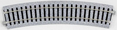 KAT2270, Kato USA - Curved Roadbed Track Section - Unitrack - HO scale
