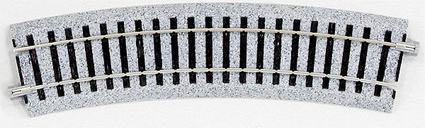 KAT2260, Kato USA - Curved Roadbed Track Section - Unitrack - HO scale