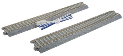 KAT2153, Kato USA - Straight Feeder Track w/Concrete Ties - Unitrack - HO scale