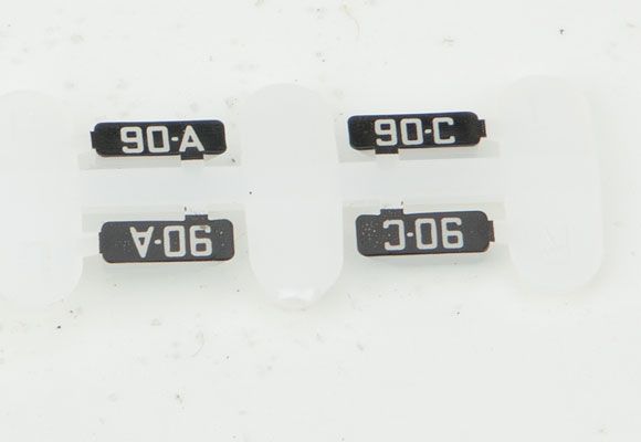KAT11650, Kato USA - Alternate Numberboards for Kato EMD FP7A - N scale