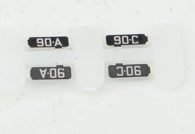 KAT11650, Kato USA - Alternate Numberboards for Kato EMD FP7A - N scale