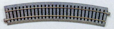 KAT2210, Kato USA - Curved Track 22.5-Degree Radius pkg(4) - Unitrack - HO scale