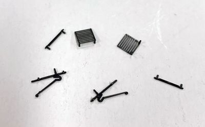 KAT805364, Kato USA - 20th Century Limited Baggage-RPO Detail Parts Set - N scale