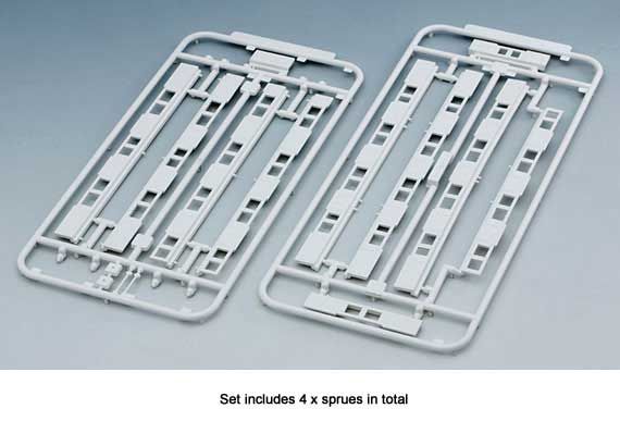 KAT23163, Kato USA - Platform Edge Barriers with Doors pkg(4) - N scale
