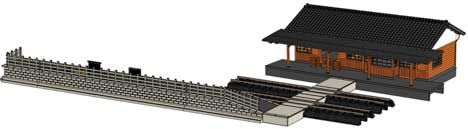 KAT23241, Kato USA - Local Line Small Station Building - N scale