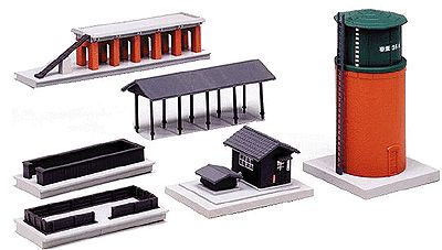 KAT23229, Kato USA - Steam Engine Service Facility Set - N scale