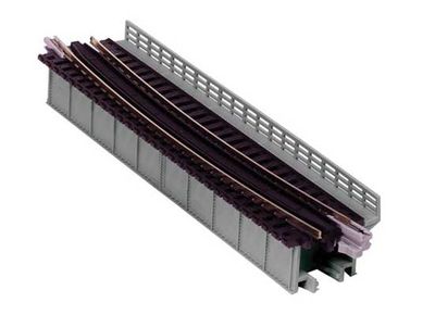KAT20467, Kato USA - Single-Track Curved Deck-Girder Bridge, Code 80 Track - Assembled - Unitrack - N scale
