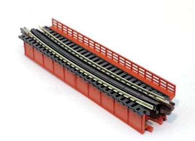 KAT20465, Kato USA - Single-Track Curved Deck-Girder Bridge, Code 80 Track - Assembled - Unitrack - N scale