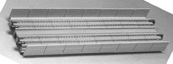 KAT20401, Kato USA - Double-Track Straight Viaduct - N scale