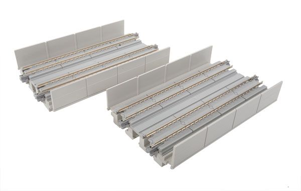 KAT20422, Kato USA - Double-Track Straight Viaduct Track - Unitrack - N scale