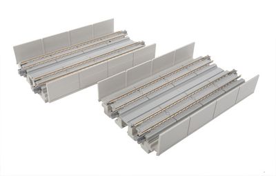 KAT20422, Kato USA - Double-Track Straight Viaduct Track - Unitrack - N scale