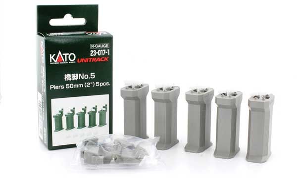 KAT230171, Kato USA - Piers w/S Joiner &amp; S-Clip - N scale