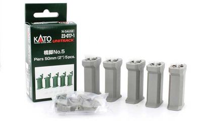 KAT230171, Kato USA - Piers w/S Joiner &amp; S-Clip - N scale