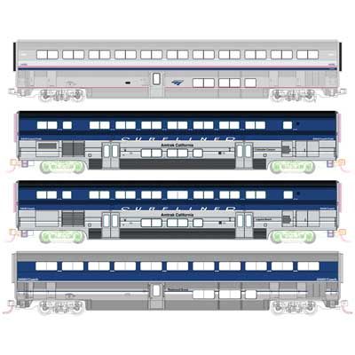 KAT10690021, Kato USA - Pacific Surfliner Add-On Set - Interior Lights - N scale