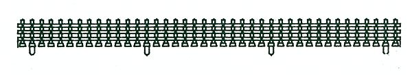 KAT23223, Kato USA - Double Track Plate Fences and Poles - N scale