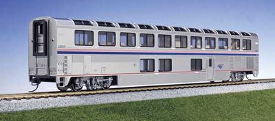 KAT3560651, Kato USA - Superliner I Lounge, Lighted - Ready to Run - HO scale