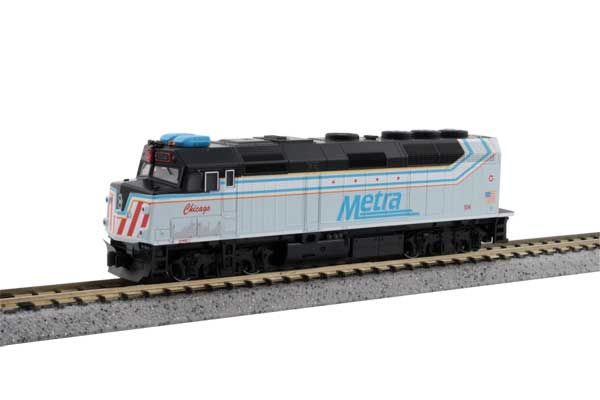 KAT176CHICAGO, Kato USA - EMD F40PH Commuter Version - Standard DC - N scale