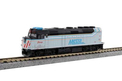 KAT176CHICAGO, Kato USA - EMD F40PH Commuter Version - Standard DC - N scale