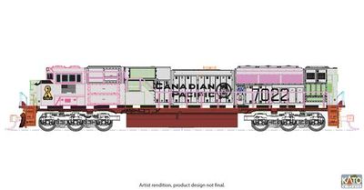 KAT1768543DCC, Kato USA - EMD SD70ACU - DCC - N scale