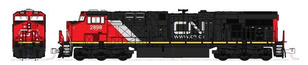 KAT1768939DCC, Kato USA - GE ES44AC GEVO - DCC - N scale