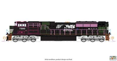 KAT1768560DCC, Kato USA - EMD SD70ACU - DCC - N scale