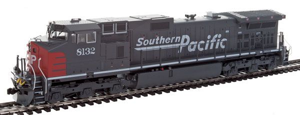 KAT376631LS, Kato USA (Past Model) - GE C44-9W w/LokSound &amp; DCC Southern Pacific #8132 (gray, red) - HO Scale