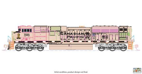 KAT1768542S, Kato USA - EMD SD70ACU - Sound and DCC - N scale