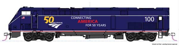 KAT376113LS, Kato USA - GE P42 Genesis - LokSound and DCC - HO scale