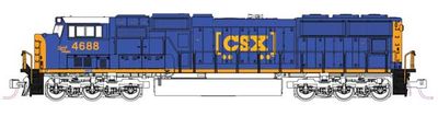 KAT1767617S, Kato USA - EMD SD70M with Flat Radiators - Sound and DCC - N scale