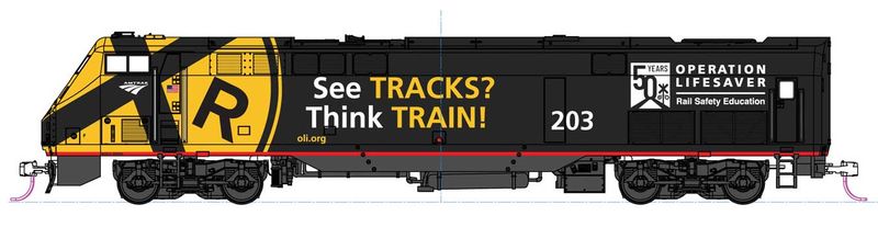 KAT376119LS, Kato USA - GE P42 Genesis - LokSound &amp; DCC - HO scale