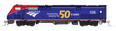 KAT376115LS, Kato USA - GE P42 Genesis - LokSound &amp; DCC - HO scale
