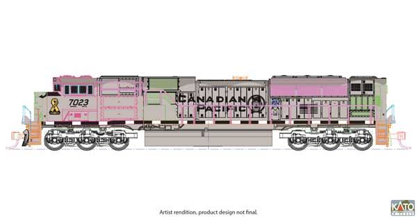 KAT1768544S, Kato USA - EMD SD70ACU - Sound and DCC - N scale