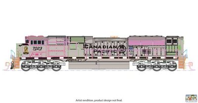 KAT1768544S, Kato USA - EMD SD70ACU - Sound and DCC - N scale
