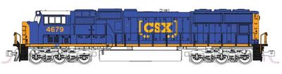 KAT1767616S, Kato USA - EMD SD70M with Flat Radiators - Sound and DCC - N scale
