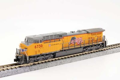 KAT1767040S, Kato USA - GE AC4400CW Low Numberboards - Sound and DCC - N scale