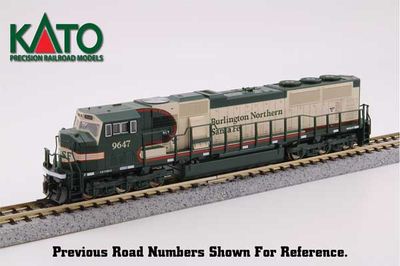KAT1766503S, Kato USA - EMD SD70MAC w/Cab Headlight - Sound and DCC - N scale