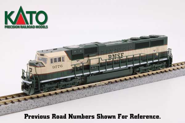 KAT1766312S, Kato USA - EMD SD70MAC w/Cab Headlight - Sound and DCC - N scale