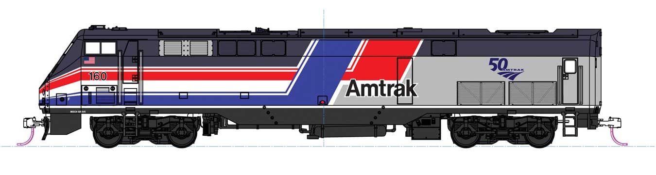 KAT376116LS, Kato USA - GE P42 Genesis - LokSound &amp; DCC - HO scale