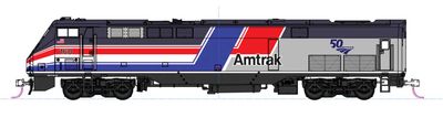 KAT376116LS, Kato USA - GE P42 Genesis - LokSound &amp; DCC - HO scale