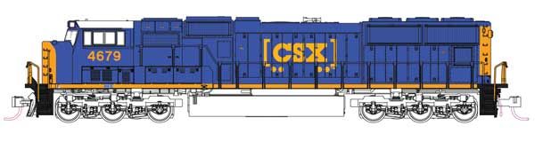 KAT1767616, Kato USA - EMD SD70M with Flat Radiators - Standard DC - N scale